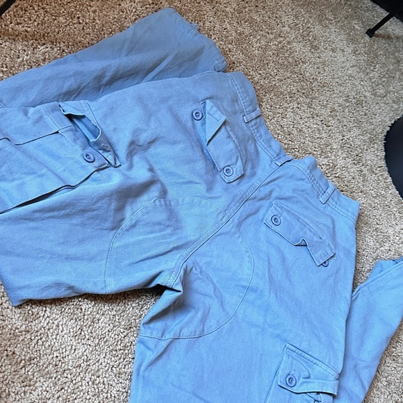 Blue cargo joggers, small, fashion nova - Picture 4 of 4